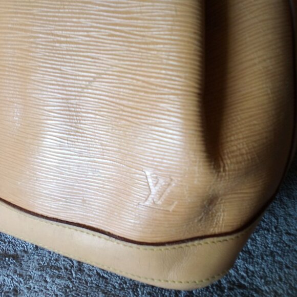 Louis Vuitton Vintage Noe Tan Bucket Drawstring Bag with Dustbag - Picture 2 of 3